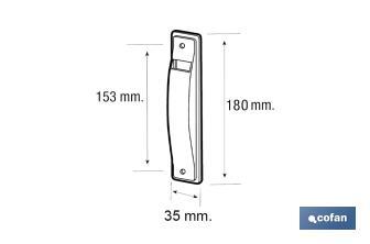 Embellecedor para Recogedor de Persianas | Válido diferentes Cintas de Persiana | Fabricado en PVC blanco de alta calidad - Cofan