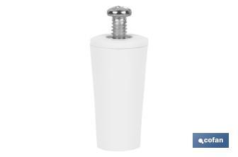 PVC Buffer Stopper for Roller Shutters | Size: 40mm | M6 screw included | Available in different colours - Cofan