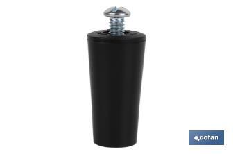 PVC Buffer Stopper for Roller Shutters | Size: 40mm | M6 screw included | Available in different colours - Cofan