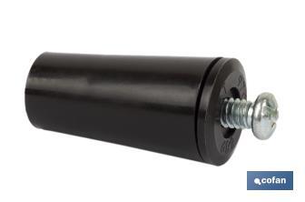 PVC Buffer Stopper for Roller Shutters | Size: 40mm | M6 screw included | Available in different colours - Cofan