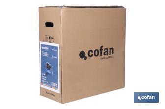 Compresor de aire de pistón coaxial | Motor de 2 HP | Compresor monofásico 230 V | Presión máxima: 8 bares | Depósito de 24 litros | Medidas: 61 x 31 x 58 cm - Cofan
