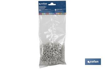 Highly resistant cross-shaped tile spacers for tiling projects | Available in different sizes and packaging - Cofan