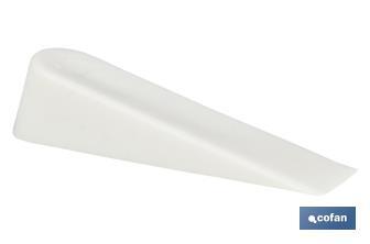Small tile wedges for professional tiling projects | Pack of 250 white pieces | Size: 5mm - Cofan