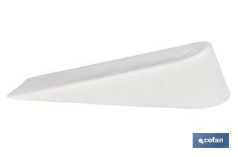 Small tile wedges for professional tiling projects | Pack of 250 white pieces | Size: 5mm - Cofan