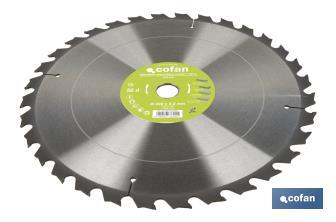 Mitre saw blade | Suitable for cutting wood and metal | Available in different teeth: 24, 28 and 32 | Available in different sizes - Cofan