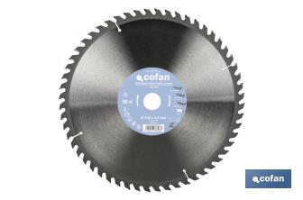 Mitre saw blade | Suitable for cutting wood | Available in different teeth | Available in different sizes - Cofan