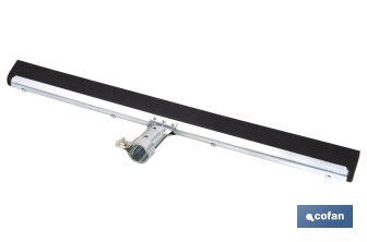 Metallic industrial squeegee | Available in 45 and 60cm in wide | Suitable for washing and removing fluids from floor - Cofan