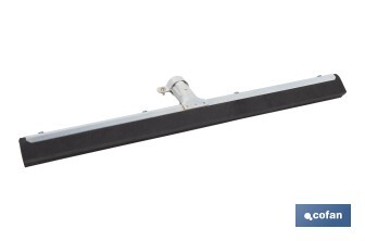 Metallic industrial squeegee | Available in 45 and 60cm in wide | Suitable for washing and removing fluids from floor - Cofan