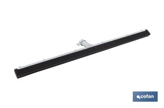 Metallic industrial squeegee | Available in 45 and 60cm in wide | Suitable for washing and removing fluids from floor - Cofan