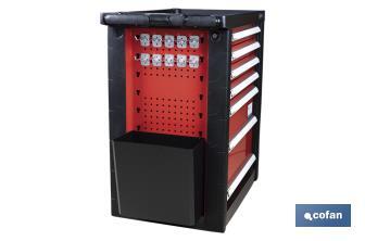 Waste storage bin for Security Model tool trolley - Cofan