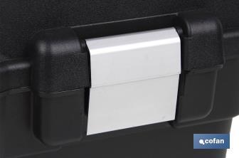 Plastic tool box, Brinell Model | Product dimensions: 595 x 289 x 328mm | Semi-professional model - Cofan
