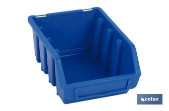 Blue storage bin "Super"  - Cofan