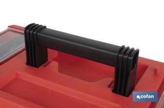 Caixa de ferramentas semi-profissional com fechos ABS | Disponível em vários tamanhos - Cofan