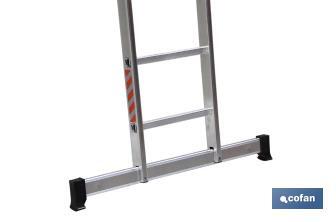 Aluminium ladder 1 step EN 131 - Cofan