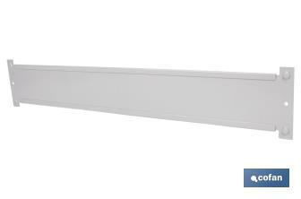 Travesaño para estanterías sin tornillos | En medidas de 103 x 690 y 930 mm - Cofan
