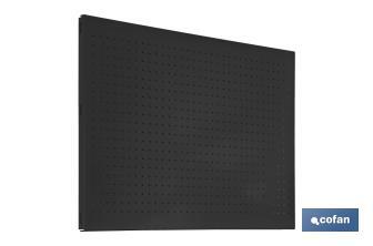 Cofan Perforated tool panel | Steel wall panel | 8 hooks and fixing material included | Available in different sizes - Cofan