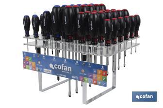 Presentoir tournevis 48 unites - Cofan