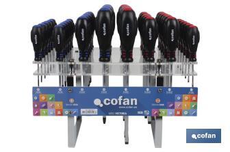 Presentoir tournevis 48 unites - Cofan