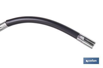 Destornillador flexible para abrazaderas SW 7 | Medidas 28 x 3 cm | Material Hierro WRH62A - Cofan