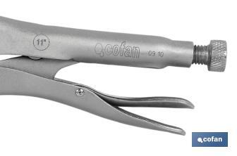 Locking C-clamp pliers | No tilting system | Length: 11" - Cofan