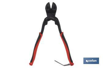 Mini bolt cutter with central blade adjustment | Mini bolt cutter | Length: 205mm - Cofan