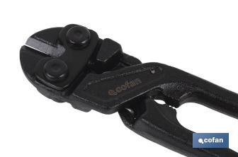 Mini bolt cutter with central blade adjustment | Mini bolt cutter | Length: 205mm - Cofan