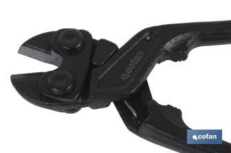 Mini bolt cutter with central blade adjustment | Mini bolt cutter | Length: 205mm - Cofan