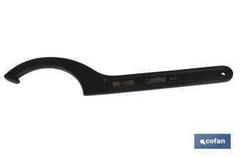 Llave de gancho DIN 1810 | Disponibles para tamaños desde 16-20 mm, hasta 150-165 mm | Fabricadas en acero al cromo - Cofan