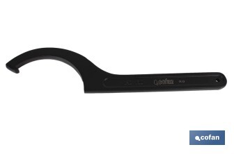 Llave de gancho DIN 1810 | Disponibles para tamaños desde 16-20 mm, hasta 150-165 mm | Fabricadas en acero al cromo - Cofan