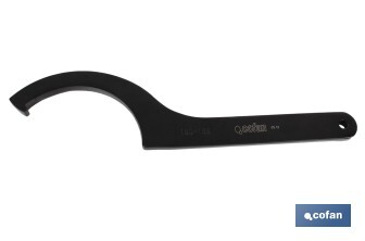 Llave de gancho DIN 1810 | Disponibles para tamaños desde 16-20 mm, hasta 150-165 mm | Fabricadas en acero al cromo - Cofan