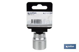 3/8" Drive socket | 6-point socket head | Size from 8 to 22mm - Cofan