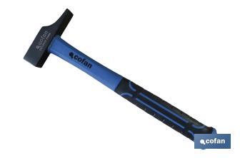 French pattern Blacksmith hammer | Fibreglass handle | Available in various models | Various weights - Cofan