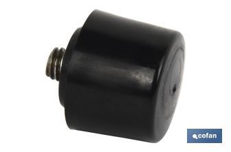 Recambio Martillo Nylon/Poliuretano |Color Blanco o Negro | Medidas Ø 28, 35, 45 mm - Cofan