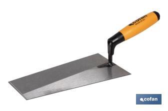 Forged bucket trowel | Length: 260mm | Suitable for construction industry | Wooden handle - Cofan
