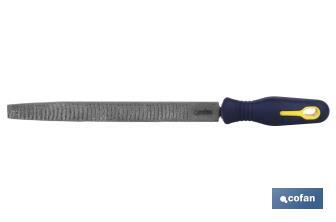 Flat parallel rasp | Replaceable and ergonomic handle | Available in two sizes - Cofan