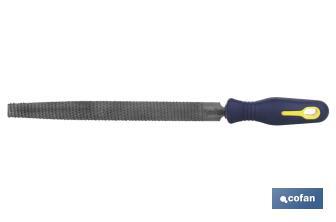 Half-round rasp | Available in different sizes and models | Replaceable and ergonomic handle - Cofan