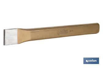 Flat chisel for mechanics | Available in various lengths | High-quality steel - Cofan