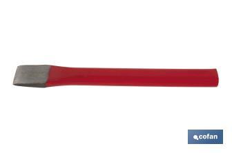 Flat chisel for sheetmetal workers | Extra slim chisel | Size: 20 x 200mm | Steel - Cofan