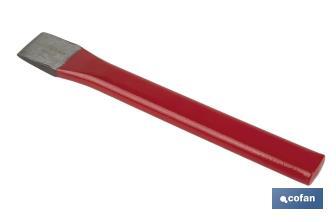 Flat chisel for sheetmetal workers | Extra slim chisel | Size: 20 x 200mm | Steel - Cofan