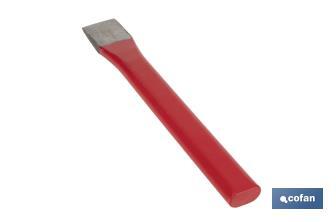Flat chisel for sheetmetal workers | Extra slim chisel | Size: 20 x 200mm | Steel - Cofan
