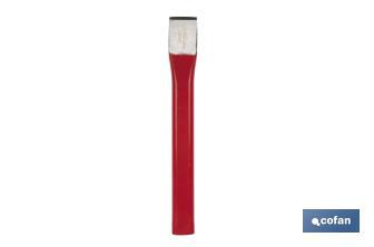 Flat chisel for sheetmetal workers | Extra slim chisel | Size: 20 x 200mm | Steel - Cofan