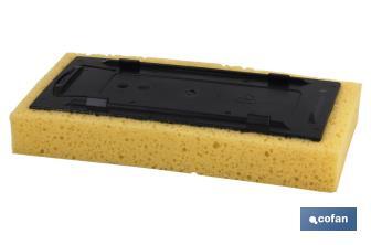 Spare part for sponge float | Suitable for cleaning tiles | Size: 280 x 140 x 30mm - Cofan