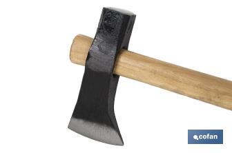 Maza cuña de acero endurecido | Herramienta multiusos | Ideal para agricultura | Medidas: 24 x 5 cm - Cofan