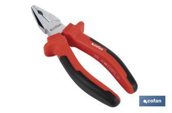 Reinforced combination pliers | Electrician pliers with ergonomic handle | Size: 200mm - Cofan