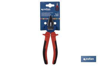 Reinforced combination pliers | Electrician pliers with ergonomic handle | Size: 200mm - Cofan