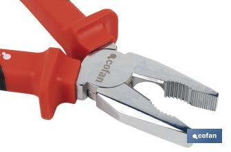 Alicate universal reforzado | Alicate para electricista con mango ergonómico | Medidas del alicate: 200 mm - Cofan