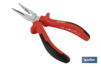 Needle nose pliers | Chrome-vanadium steel | Size: 200mm - Cofan