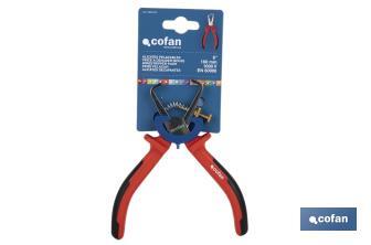 Hose clamp pliers | Insulated pliers for better safety | Size: 160mm - Cofan