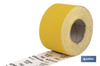 Schleifpapier-Rolle in gelb - Cofan