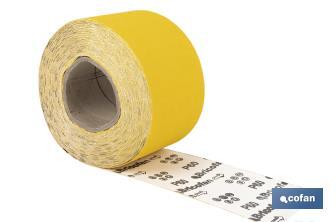 Roll of abrasive paper "Yellow" - Cofan